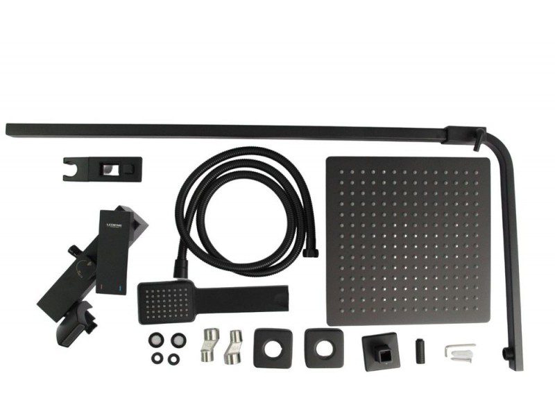 Душевая система Ledeme L72417B-1, чёрный — изображение 8