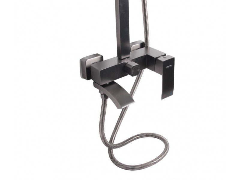 Душевая система Ledeme L72417D-1, оружейная сталь — изображение 3