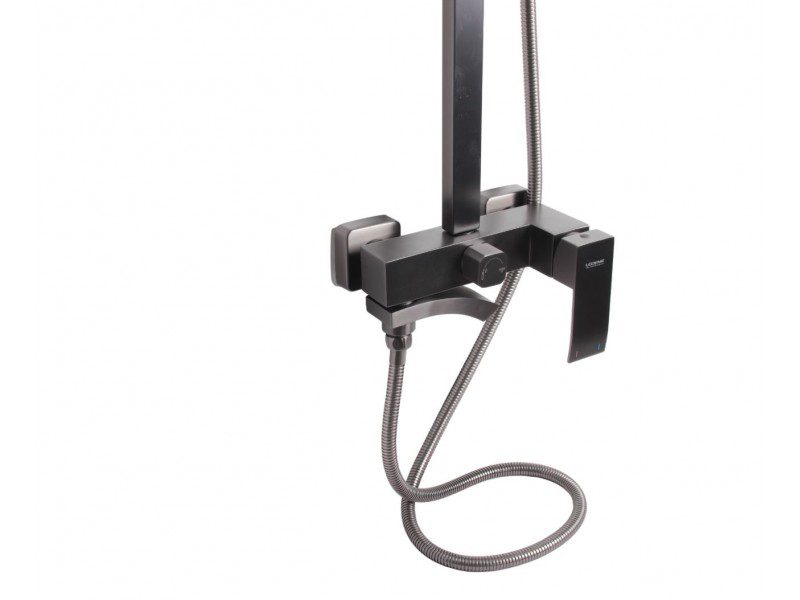 Душевая система Ledeme L72417D-1, оружейная сталь — изображение 4