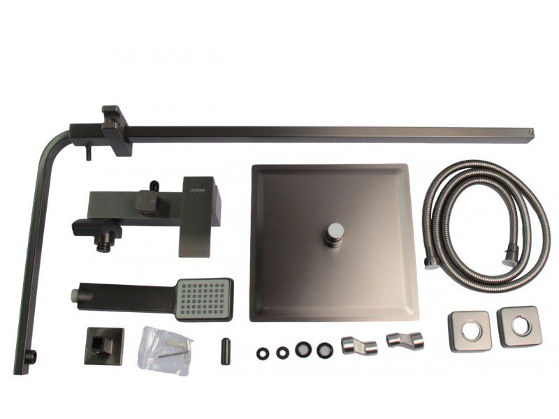 Душевая система Ledeme L72417D-1, оружейная сталь — изображение 5