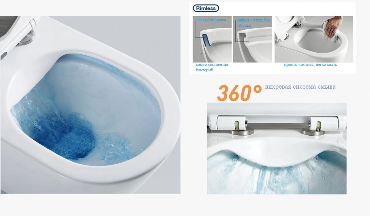 Унитаз напольный CeruttiSPA Sella GW, CT9864 — изображение 8