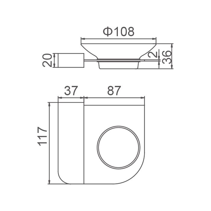 Мыльница GERHANS K27002, настенная, 27002 — изображение 2