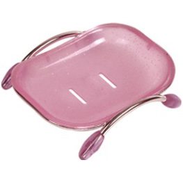 Мыльница Ledeme L332, розовая