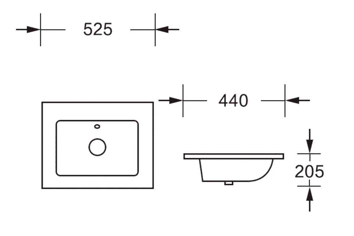 Умывальник CeruttiSPA 53, CR7092 — изображение 3