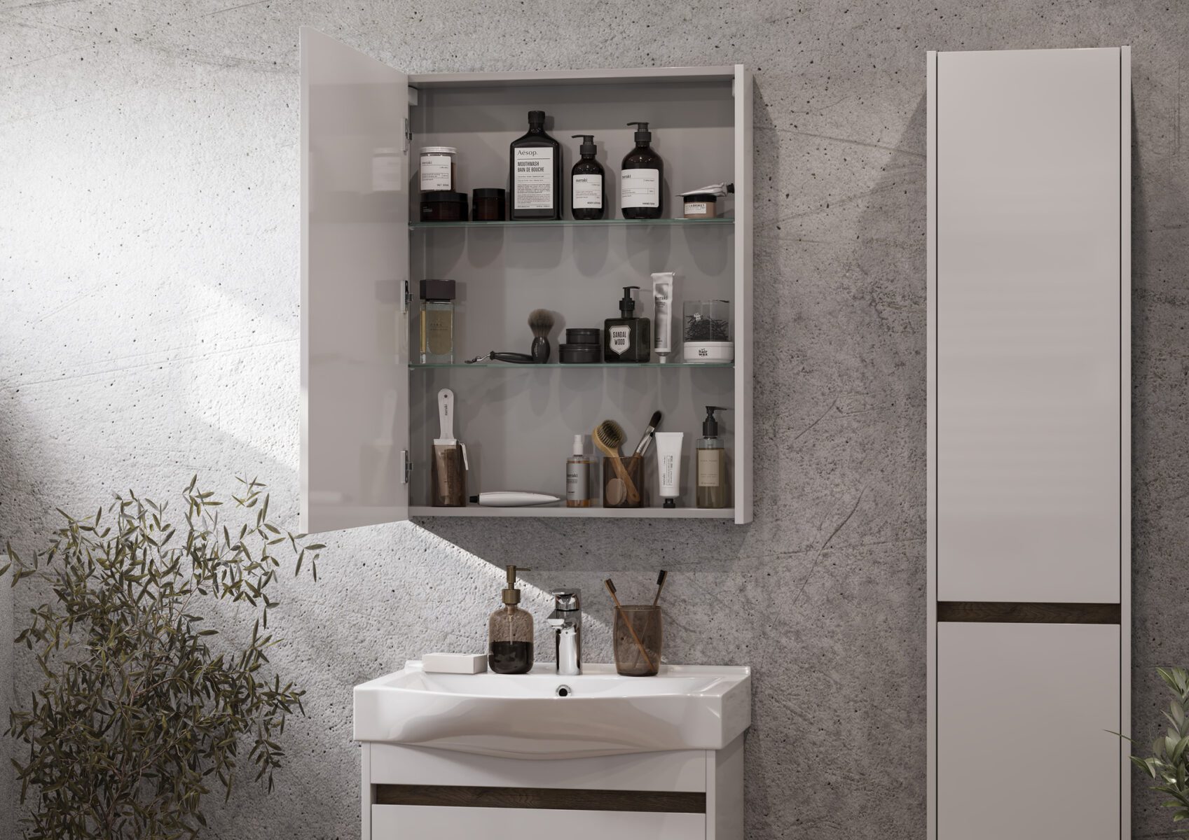 Зеркало-шкаф Aquaton Нортон 65, 1A249102NT010 — изображение 5