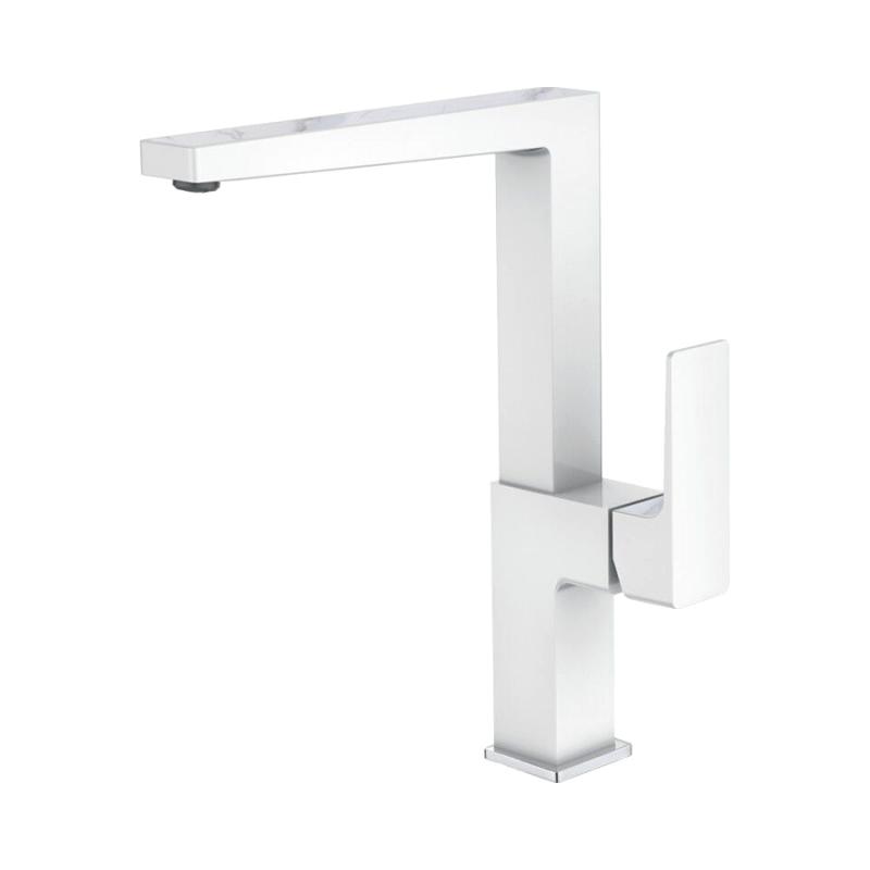 Смеситель для кухни Ledeme L4073W, белый