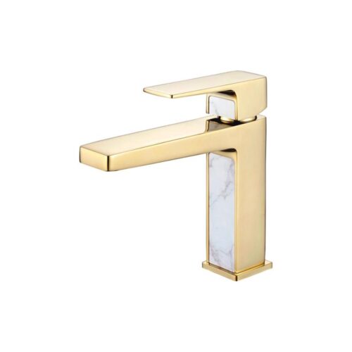 Смеситель для умывальника Ledeme L1073G, золото