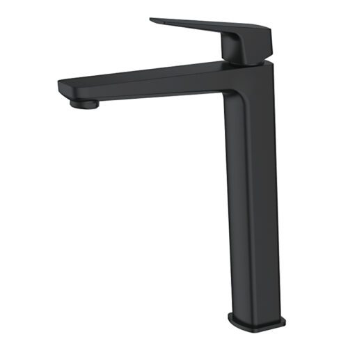 Смеситель для умывальника Ledeme L1181B, высокий, чёрный