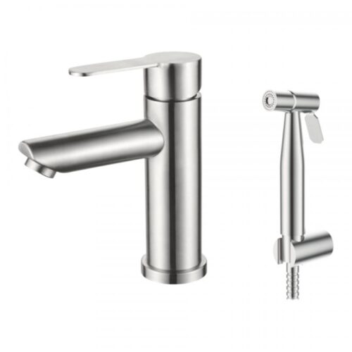 Смеситель для умывальника с гигиеническим душем Ledeme L71203-1