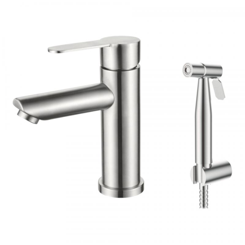 Смеситель для умывальника с гигиеническим душем Ledeme L71203-1