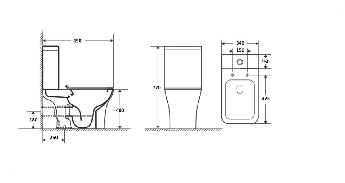 Унитаз напольный CeruttiSPA Vettore, CT7192 — изображение 4