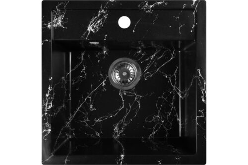 Кухонная мойка Wisent WA11-11, чёрно-белый