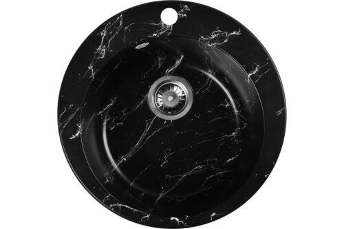 Кухонная мойка Wisent WA04-11, чёрно-белый