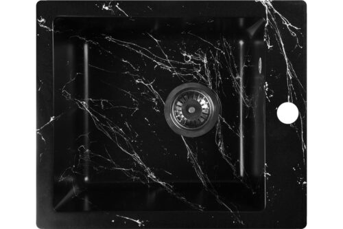 Кухонная мойка Wisent WA10-11, чёрно-белый