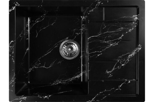 Кухонная мойка Wisent WB22-11, чёрно-белый
