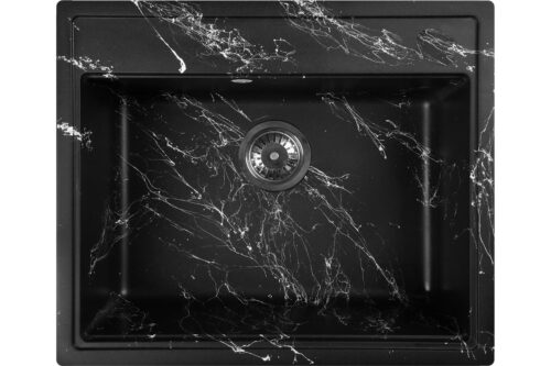 Кухонная мойка Wisent WA12-11, чёрно-белый