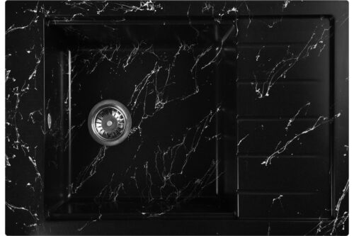 Кухонная мойка Wisent WB28-11, чёрно-белый