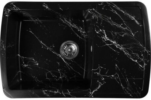 Кухонная мойка Wisent WB29-11, чёрно-белый