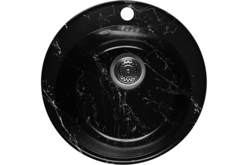 Кухонная мойка Wisent WA05-11, чёрно-белый