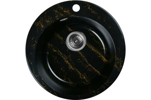 Кухонная мойка Wisent WA04-14, чёрно-золотой