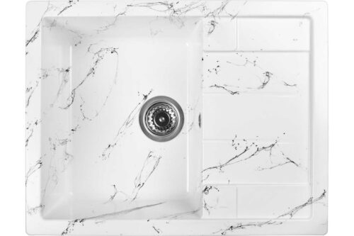 Кухонная мойка Wisent WB22-12, бело-чёрный