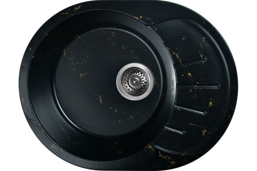 Кухонная мойка Wisent WA03-14, чёрно-золотой