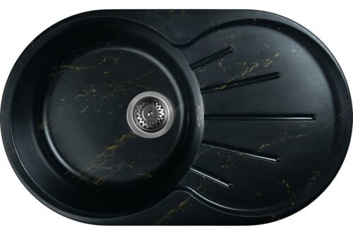 Кухонная мойка Wisent WA02-14, чёрно-золотой