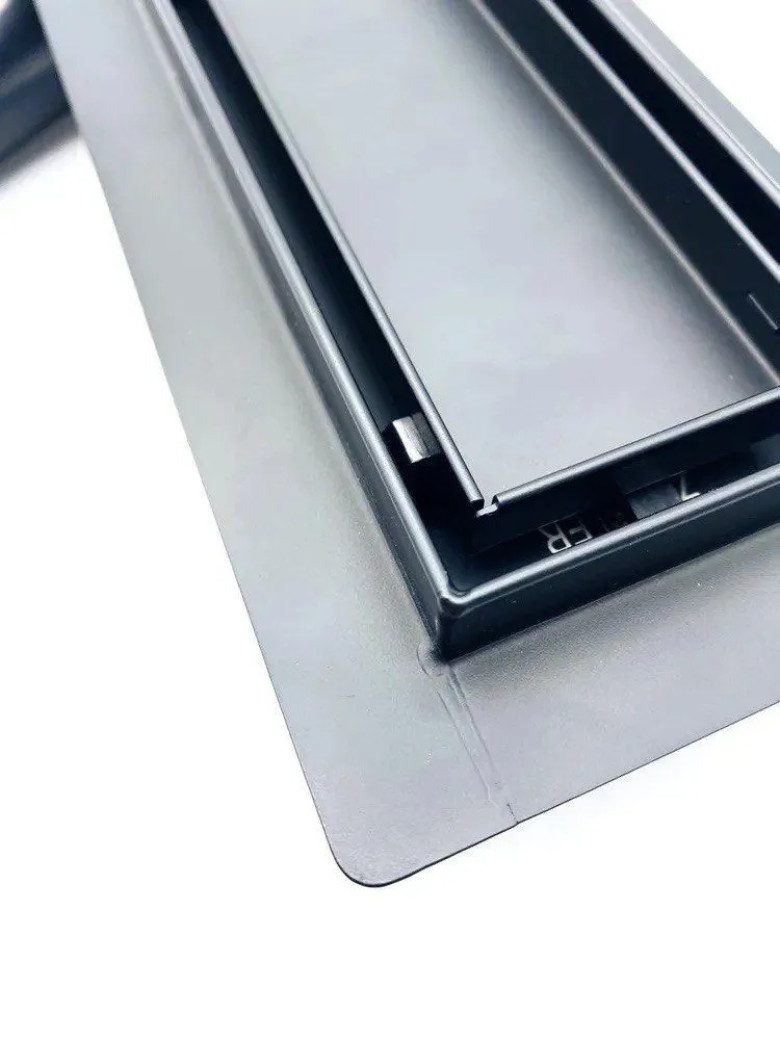 Трап для душа TIM BAD557002BK линейный, "под плитку", 70x700 мм — изображение 7