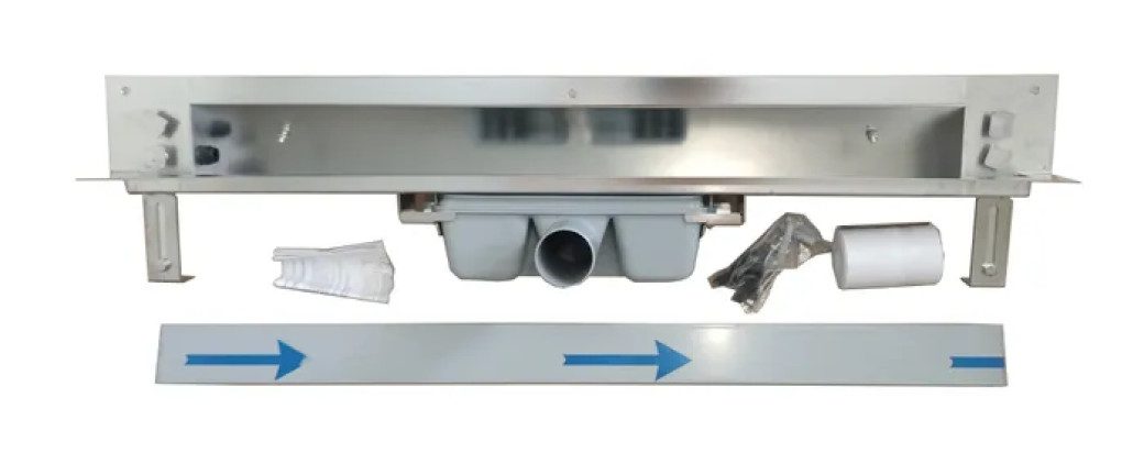 Трап для душа TIM BAD816002 линейный, для монтажа в стену, 600мм — изображение 6