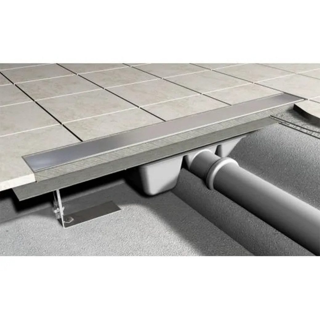 Трап для душа TIM BAD717002 линейный, "под плитку", 700мм — изображение 8