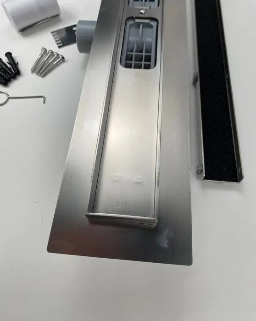 Трап для душа TIM BAD717002 линейный, "под плитку", 700мм — изображение 7