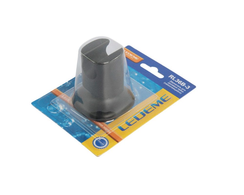 Держатель для лейки Ledeme L36B-3 самоклеющийся, чёрный — изображение 3