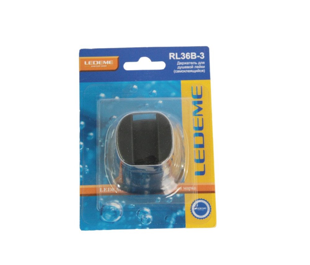 Держатель для лейки Ledeme L36B-3 самоклеющийся, чёрный — изображение 2