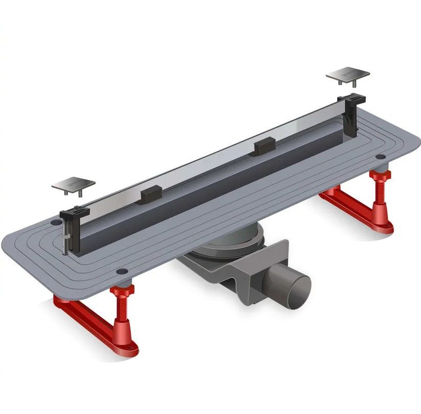 Трап для душа Zeissler Zst.1141.8002 линейный, "узкий", 80 см — изображение 5