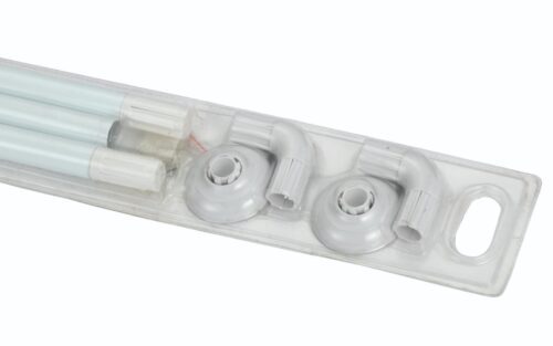 Карниз для шторки Savol S-09090W, белый, 90x90-180 см