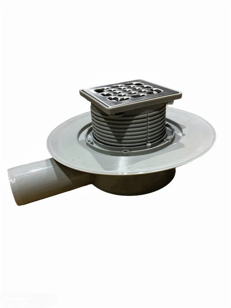 Трап для душа TIM BAD661002 точечный, горизонтальный вып., 10x10 см — изображение 3