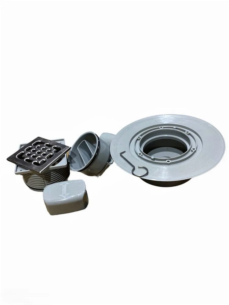 Трап для душа TIM BAD661002 точечный, горизонтальный вып., 10x10 см — изображение 4