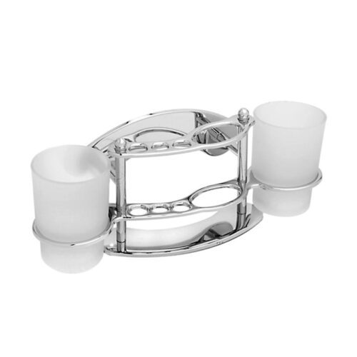 Двойной держатель для зубных щёток и стаканов Ledeme L101