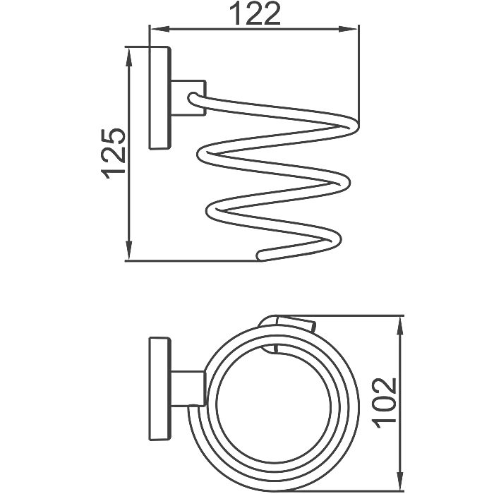 Держатель для фена Ledeme L71730 — изображение 2