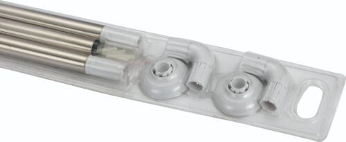 Карниз для шторки Savol S-09090S, хром, 90x90-180 см