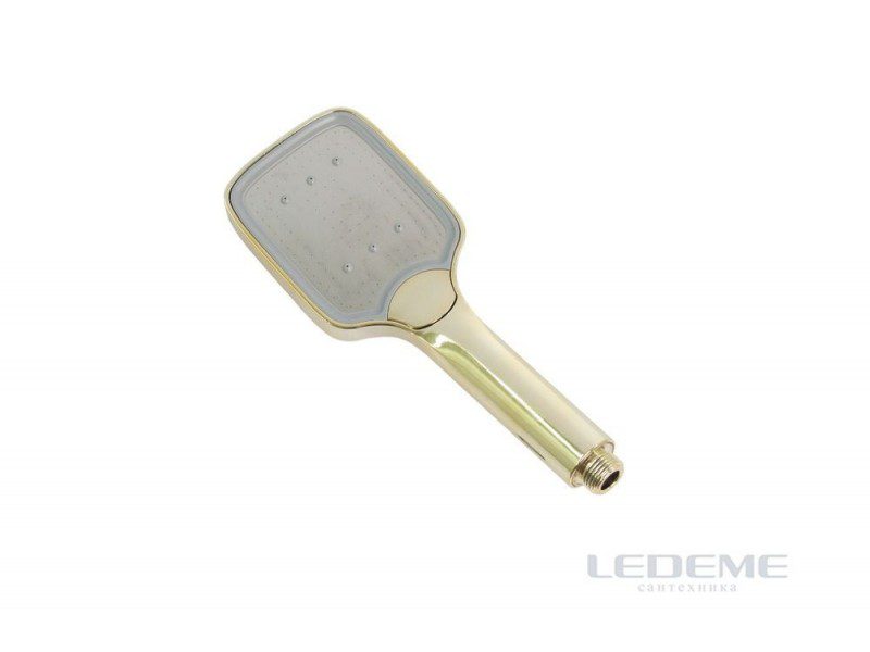 Лейка для душа 3-режимная Ledeme LD002G, золото — изображение 3