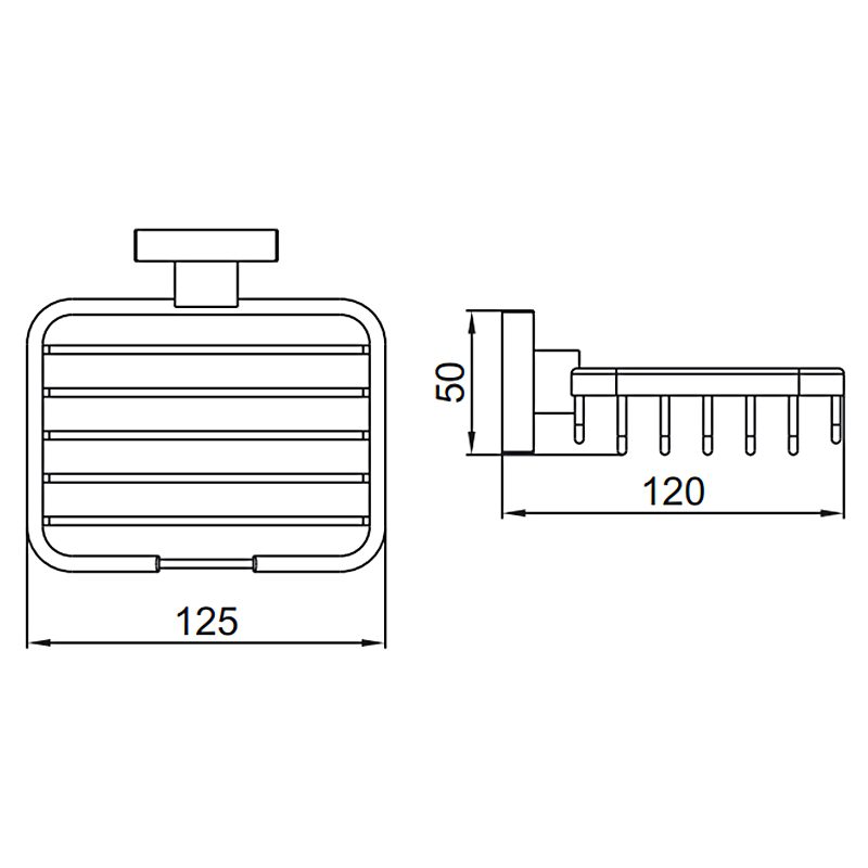 Мыльница Ledeme L71802-1, настенная — изображение 2