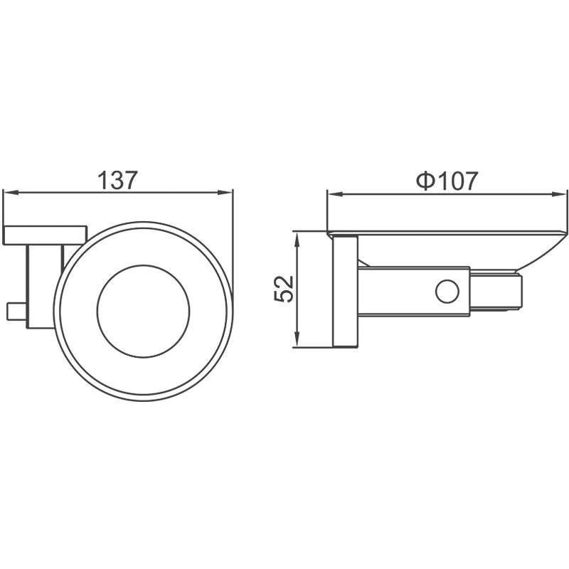 Мыльница Ledeme L71802, настенная — изображение 2