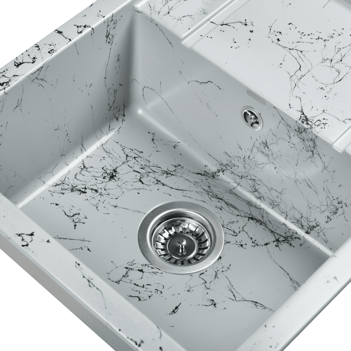 Кухонная мойка Wisent WB19-16, серо-чёрный — изображение 4