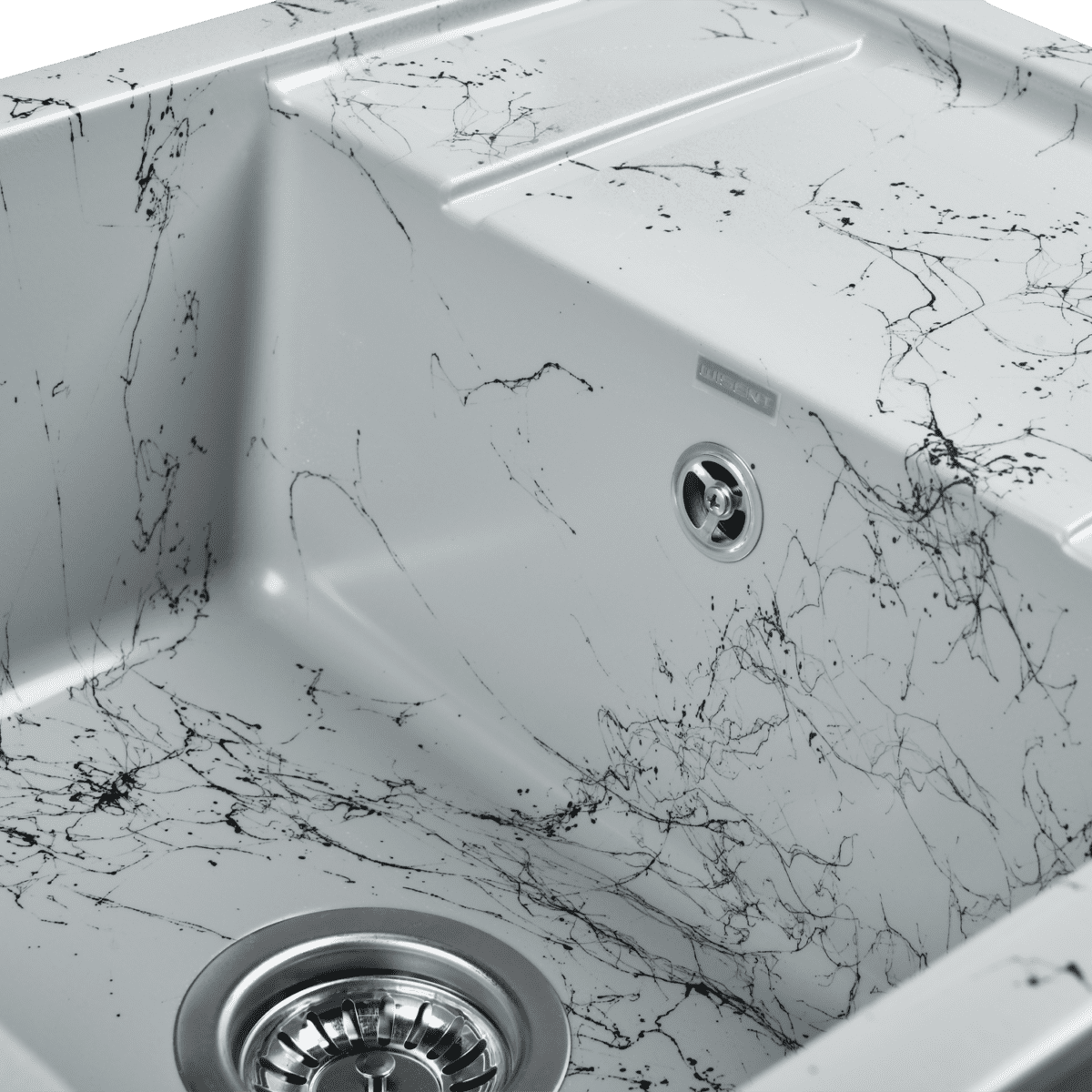 Кухонная мойка Wisent WB19-16, серо-чёрный — изображение 5