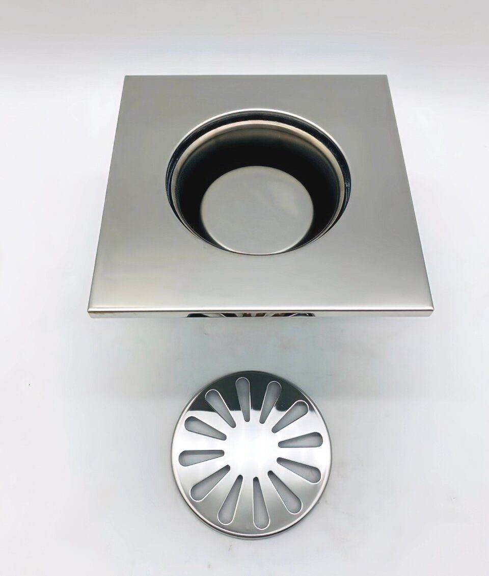 Трап для душа TIM BAD021501 точечный, "перфорация" — изображение 4