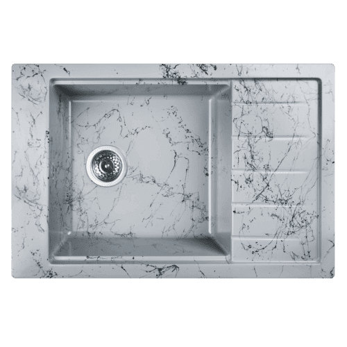 Кухонная мойка Wisent WB28-16, серо-чёрный