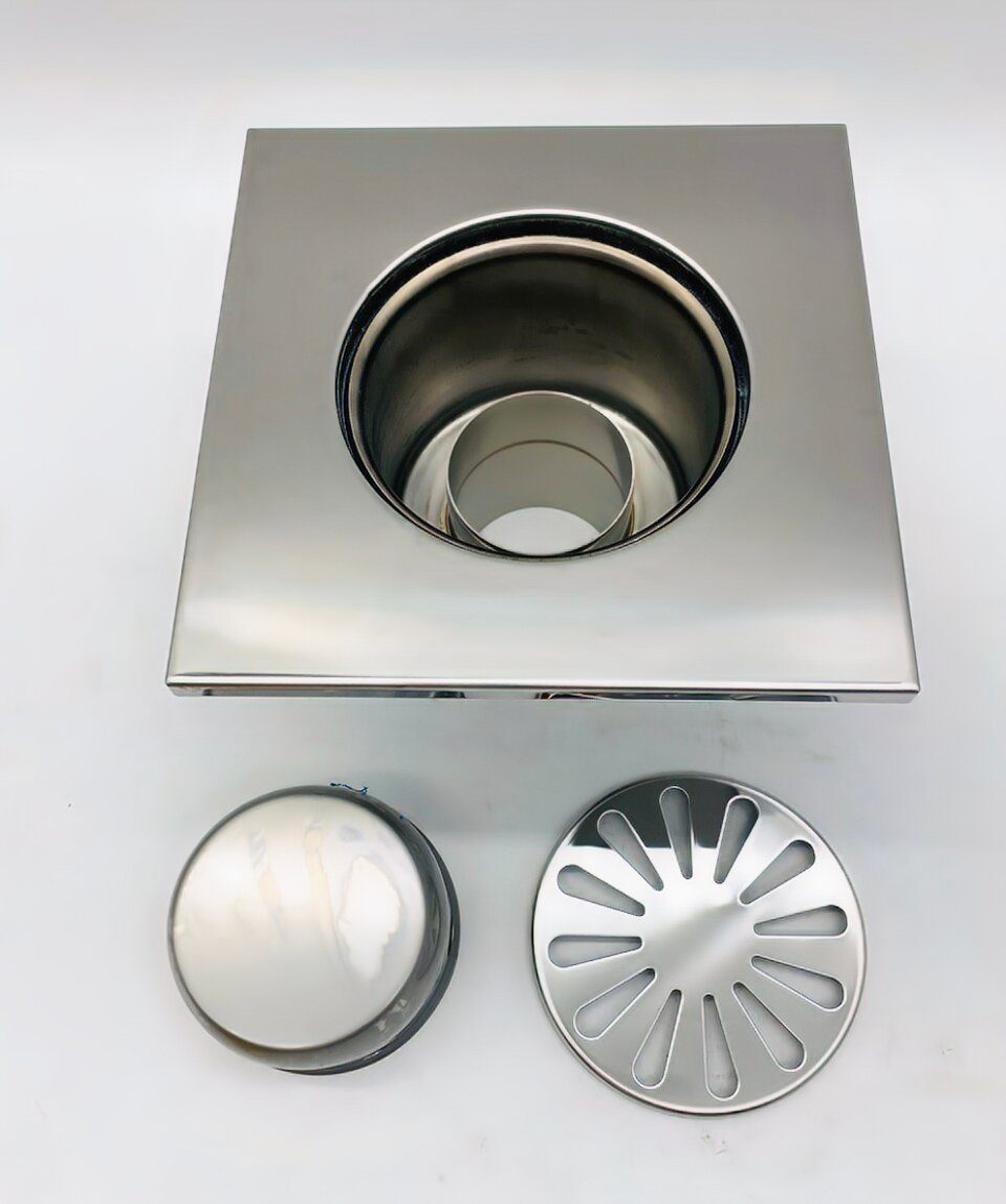 Трап для душа TIM BAD021501 точечный, "перфорация" — изображение 5