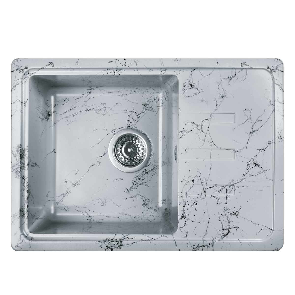 Кухонная мойка Wisent WB15-16, серо-чёрный