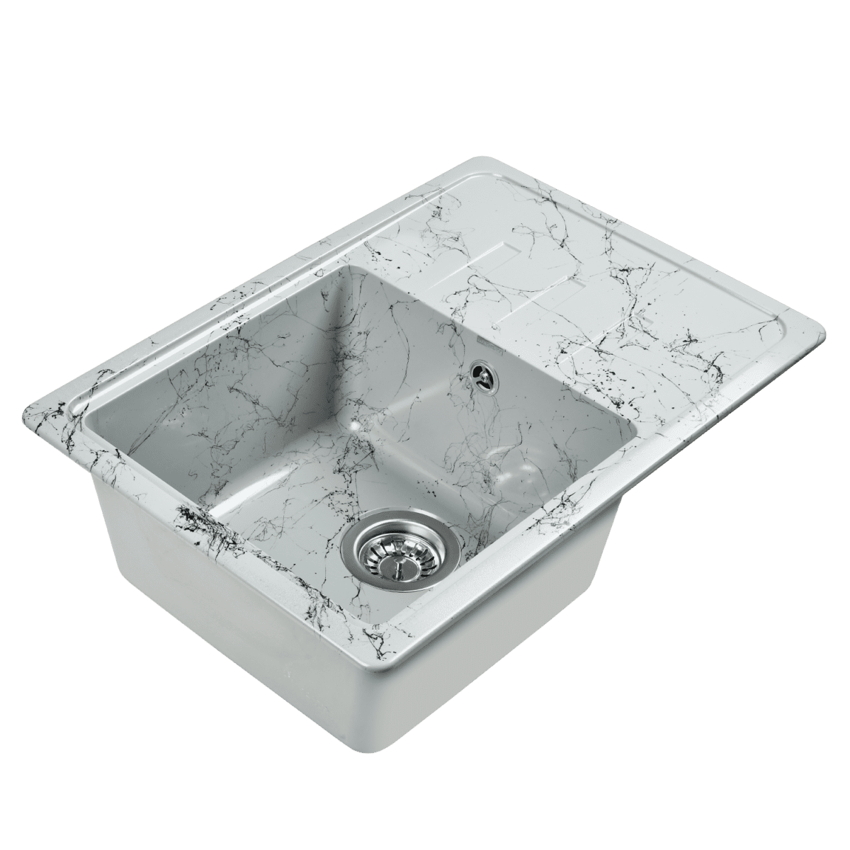 Кухонная мойка Wisent WB15-16, серо-чёрный — изображение 2